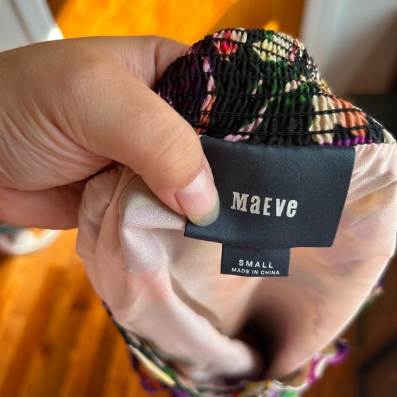 MAEVE SILK FLORAL SKIRT - Picture 3 of 5